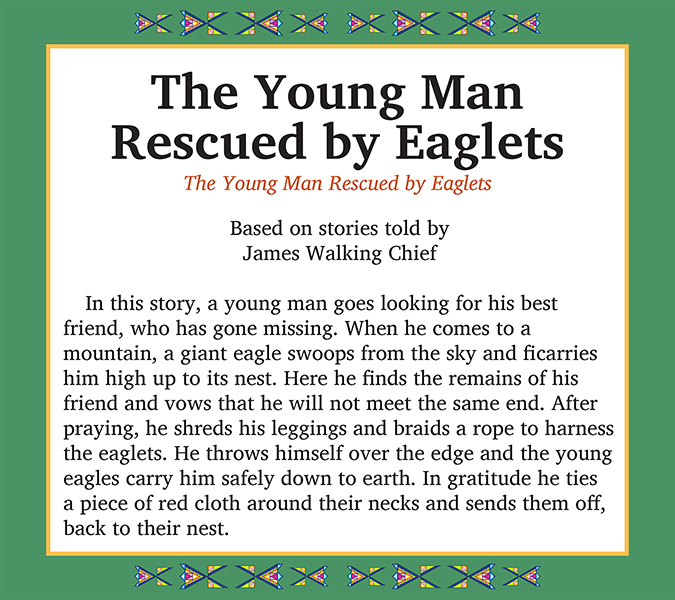 The Young Man Rescued by Eaglets