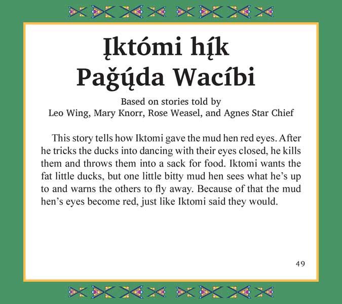 Nakoda Short Stories