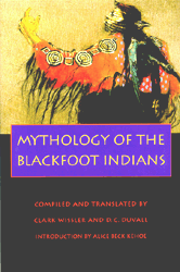 Oral Literature Mythology of the Blackfoot Indians book cover