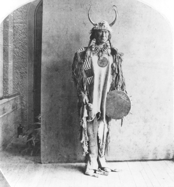 photograph of Red Cloud manikin